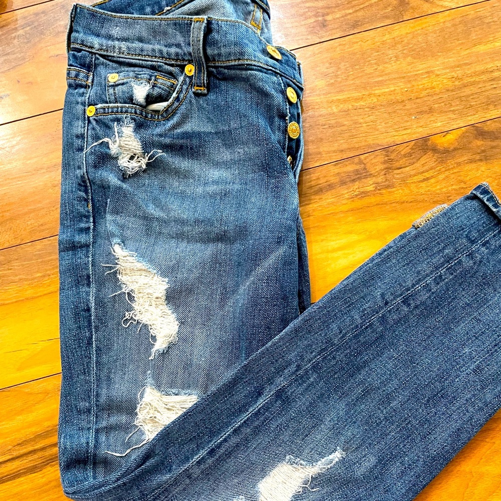 7 for all mankind skinny boyfriend jeans